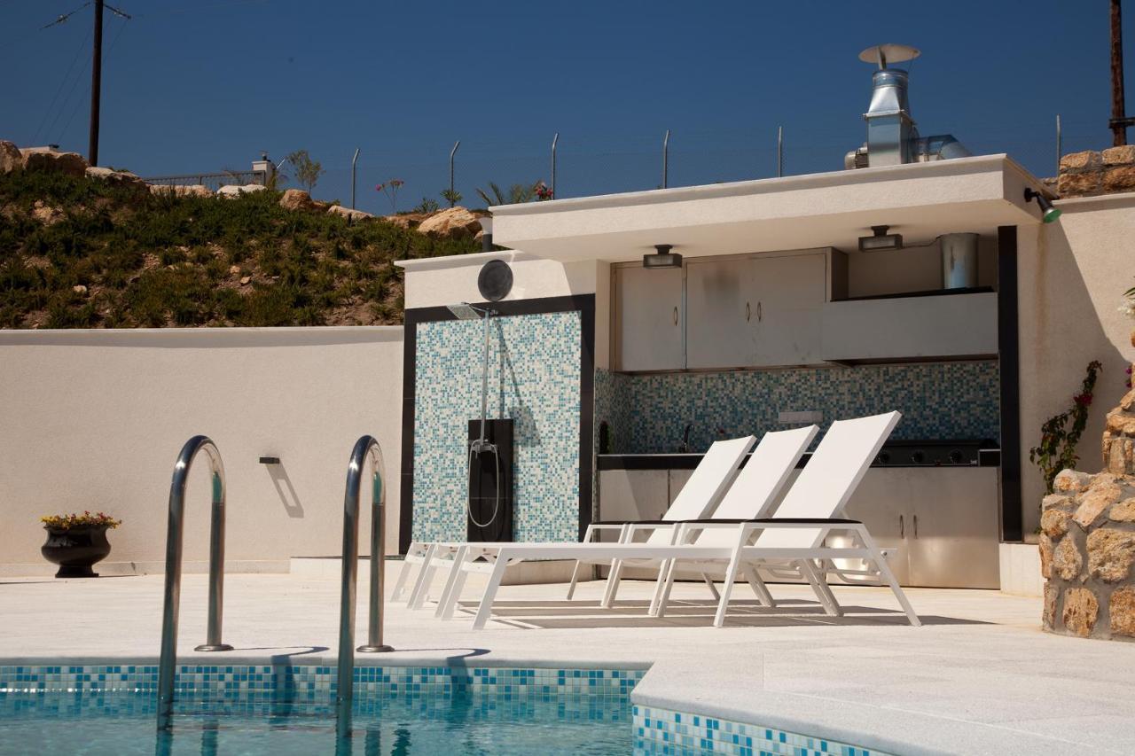 Villa White Pearl Sarti Bagian luar foto