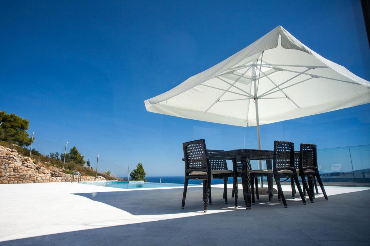 Villa White Pearl Sarti Bagian luar foto