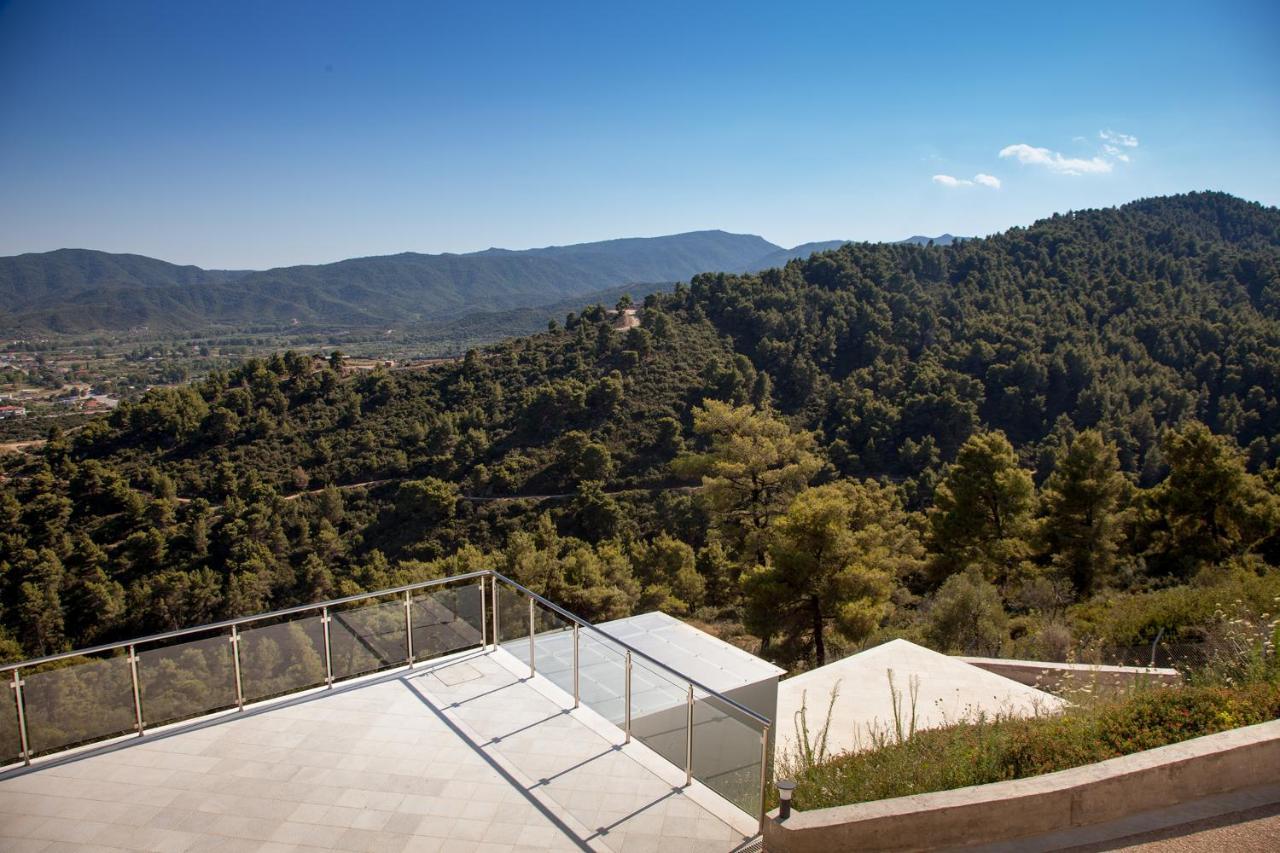 Villa White Pearl Sarti Bagian luar foto