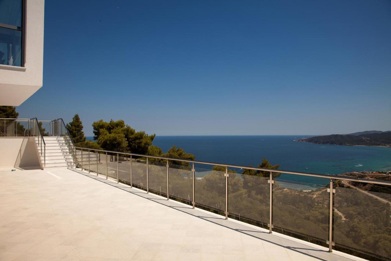 Villa White Pearl Sarti Bagian luar foto