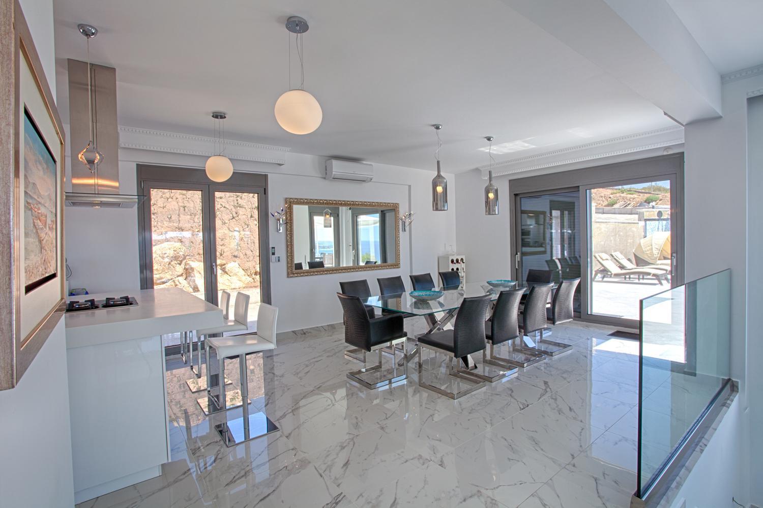 Villa White Pearl Sarti Bagian luar foto